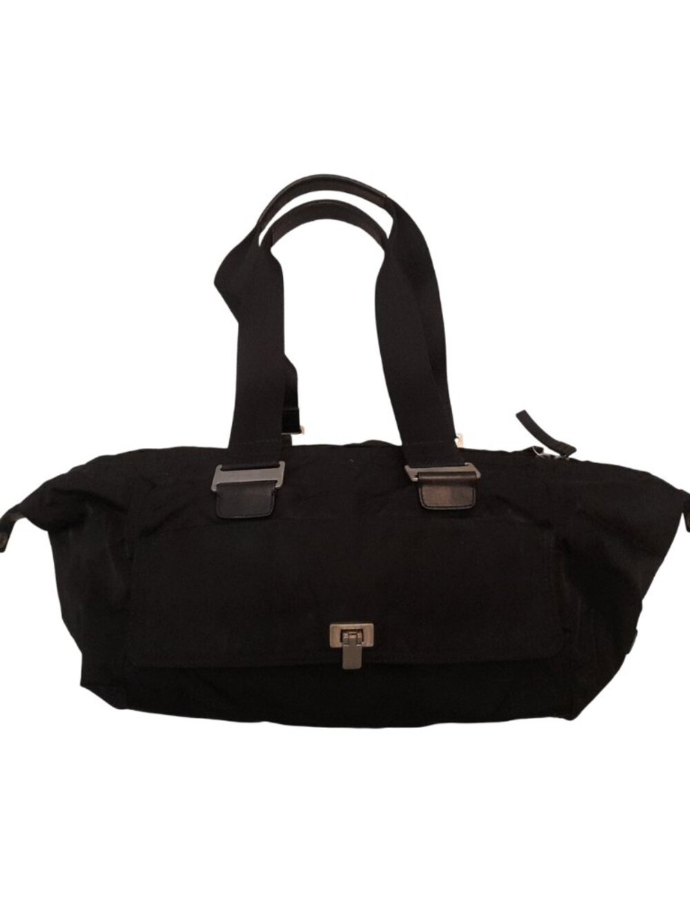 Agnes B Voyage Nylon Shoulder Tote Y2k Bag